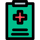 paper, Clipboard, medical, Clinic History LightSeaGreen icon