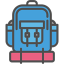Backpack, satchel, shoulder, Bag, fashion CornflowerBlue icon