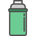 flask, drink, Thermo, Tools And Utensils, liquid MediumAquamarine icon