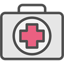 first aid kit, hospital, doctor, Health Care, medical Gainsboro icon