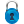 padlock, Closed DarkCyan icon