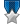 Blue, medal, star, silver Icon