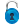open, padlock DarkCyan icon