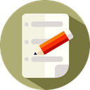 document, pencil, Signing, Business, Agreement, contract, Signature DarkKhaki icon