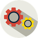 Tools And Utensils, setup, Options, tool, cogwheel, settings Beige icon