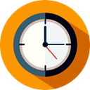 tool, Clock, time, square, watch DarkOrange icon