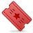 Ticket IndianRed icon