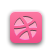 dribbble PaleVioletRed icon