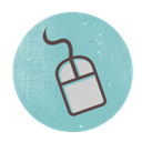 Mouse SkyBlue icon