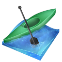 sprint, Kayak Black icon
