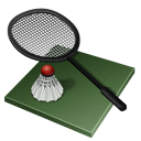 Badminton Black icon