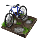 cycling, mountain, Biking Black icon