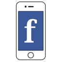 Facebook DarkSlateBlue icon