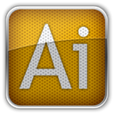 illustrator, adobe DarkGoldenrod icon