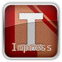 libre, Impress Maroon icon