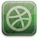 eco, dribbble, green DarkSeaGreen icon