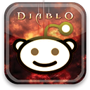 diablo, Reddit Black icon