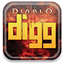 Digg, diablo SandyBrown icon