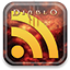 diablo, Rss, feed SandyBrown icon