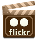 movie, flickr Maroon icon