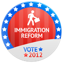 vote, reform, Immigration Gainsboro icon