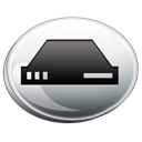 Hard, drive Black icon