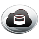 storage, Cloud Black icon
