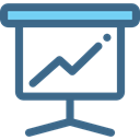 work, Presentation, Class, training, statistics, Business, Stats DarkSlateBlue icon