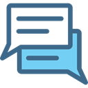 speech bubble, Conversation, chatting, Chat, Message, Speech Balloon, Multimedia DarkSlateBlue icon