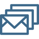 mail, Message, mails, envelope, interface, envelopes, Email DarkSlateBlue icon