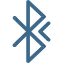 Logo, network, Bluetooth, Multimedia, logotype, Connection Black icon