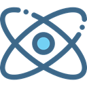 science, nuclear, Atomic, physics, education, Electron DarkSlateBlue icon