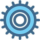 settings, Tools And Utensils, cogwheel, Gear, configuration DarkSlateBlue icon