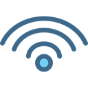 internet, wireless, Multimedia, Connection, technology, Computer, signs, Wifi Black icon