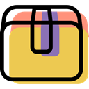 commerce, Supermarket, shopping basket, Shopping Store, online store SandyBrown icon