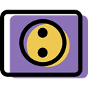 Electric, Socket, Connection, plugin, technology, electrical, Tools And Utensils MediumPurple icon