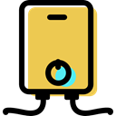 Water Heater, electrical, technology, Automation SandyBrown icon