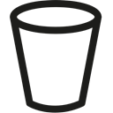 pail, Bucket, gardening, Tools And Utensils Black icon