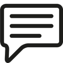 speech bubble, Message, Conversation, Multimedia, Chat, chatting, Speech Balloon Black icon