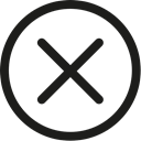 cancel, signs, Error, cross, Close, forbidden, prohibition Black icon