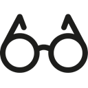 Ophthalmology, Glasses, vision, optical, eyeglasses, reading glasses Black icon
