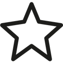 Favorite, shapes, rate, star, Favourite, signs Black icon