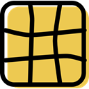 Format, Cells, interface, Squares, writing, Grid SandyBrown icon