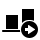 Align, right, Bottom, horizontal, Arrow Black icon