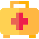 hospital, Health Care, medical, first aid kit, doctor SandyBrown icon