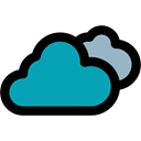 Cloud, weather, meteorology, Cloudy, Clouds, Bad Weather Black icon