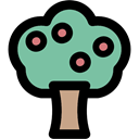 garden, Botanical, pot, nature, Tree Black icon