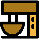 Tools And Utensils, utensil, Cooking, kitchenware, Mixer DarkGoldenrod icon