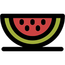 watermelon, vegan, diet, vegetarian, Fruit, food, organic, Healthy Food Black icon