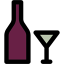 wine, food, Alcoholic Drinks, Wine Bottle, Celebration, Alcohol, party, Bottle Black icon